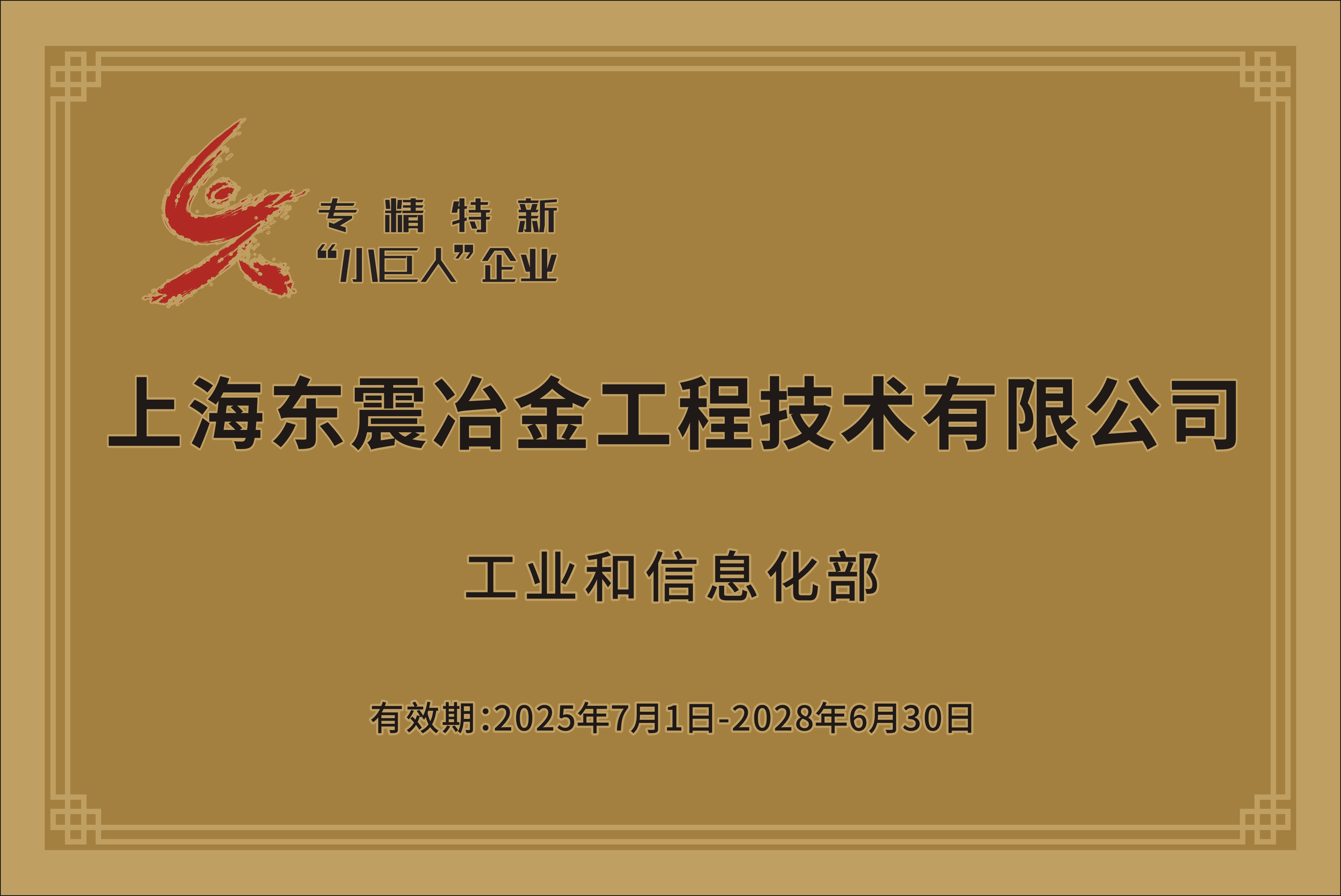 国家专精特新“小巨人”企业